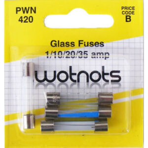 GLASS FUSES 1/10/20/35 AMP
