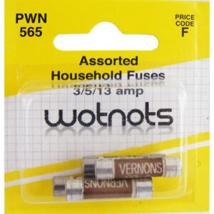 HOUSEHOLD FUSES  3/5/13AMP )